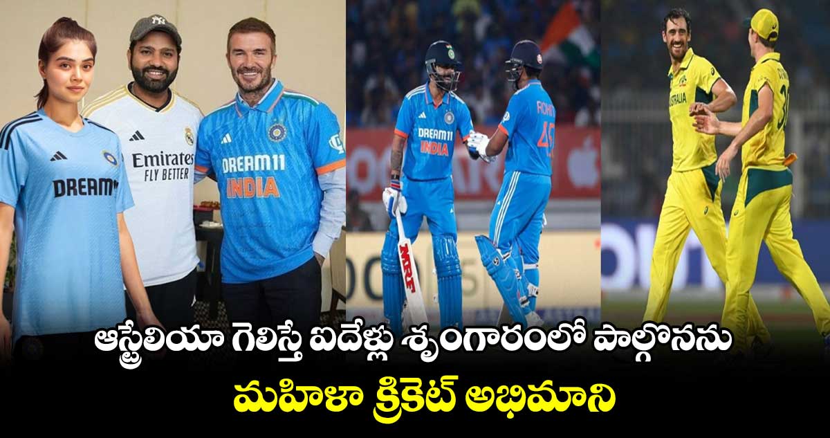 World Cup 2023 Final: ఆస్ట్రేలియా గెలిస్తే ఐదేళ్లు శృంగారంలో పాల్గొనను: మహిళా క్రికెట్ అభిమాని