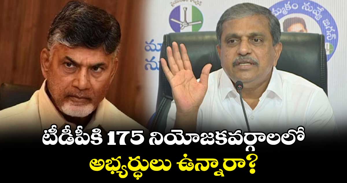 టీడీపీకి 175 నియోజకవర్గాలలో అభ్యర్ధులు ఉన్నారా?