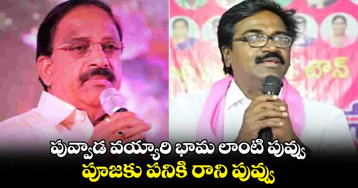 పువ్వాడ వయ్యారి భామ లాంటి పువ్వు.. పూజకు పనికి రాని పువ్వు : తుమ్మల 