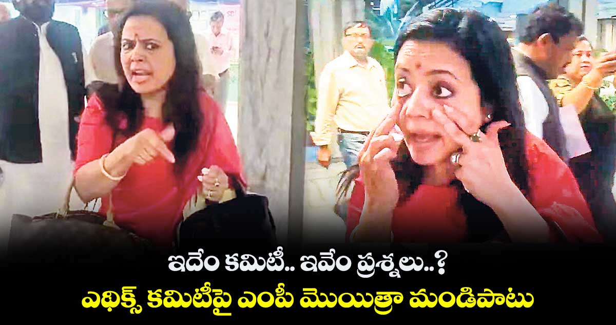 ఇదేం కమిటీ.. ఇవేం ప్రశ్నలు..?.. ఎథిక్స్ కమిటీపై ఎంపీ మొయిత్రా మండిపాటు