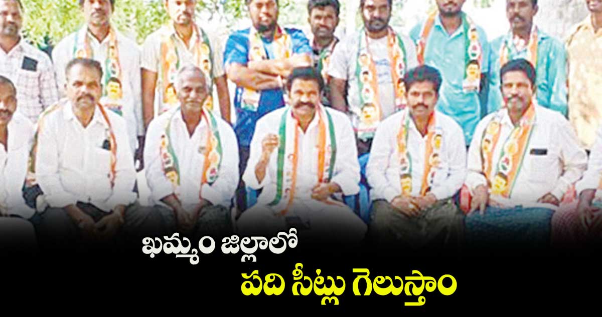 ఖమ్మం జిల్లాలో పది సీట్లు గెలుస్తాం : మేకల మల్లి బాబు యాదవ్