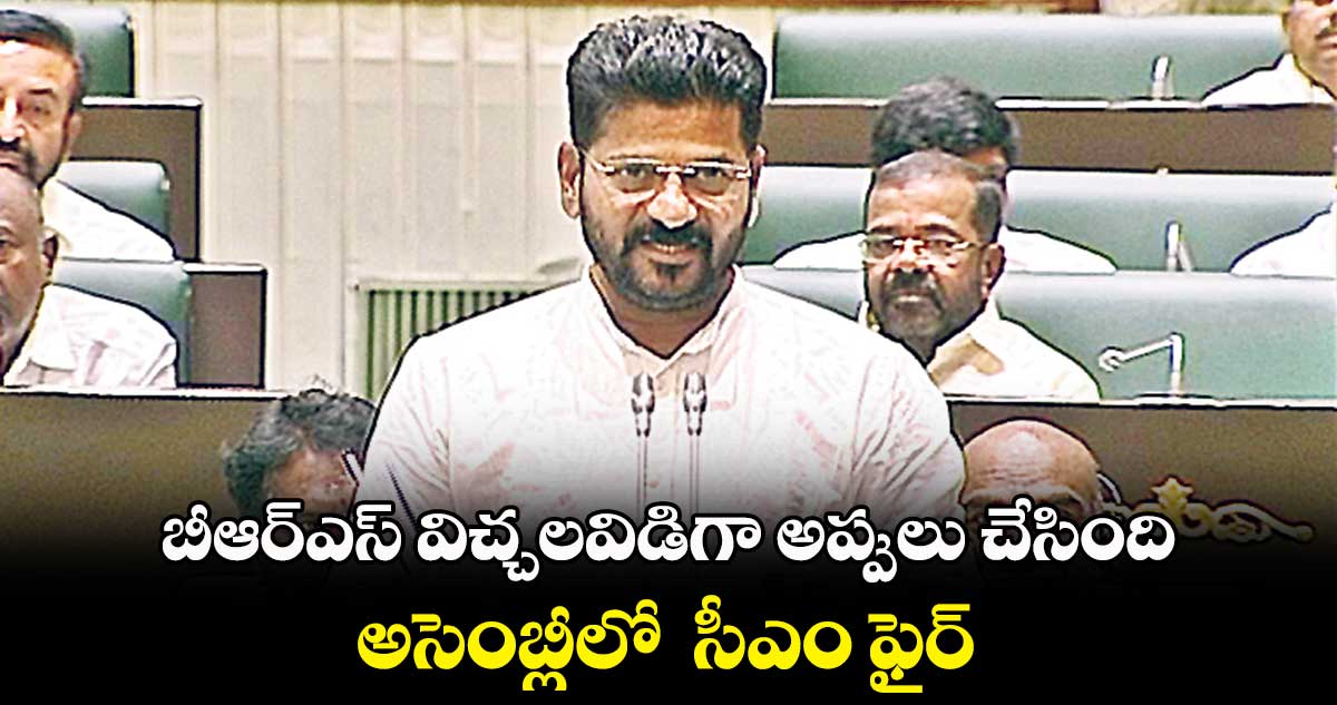 నీళ్లు అమ్మి కడ్తమని..అప్పులు తెచ్చిన్రు: సీఎం రేవంత్ రెడ్డి