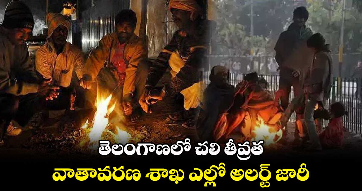 తెలంగాణలో చలి తీవ్రత.. వాతావరణ శాఖ ఎల్లో అలర్ట్​ జారీ