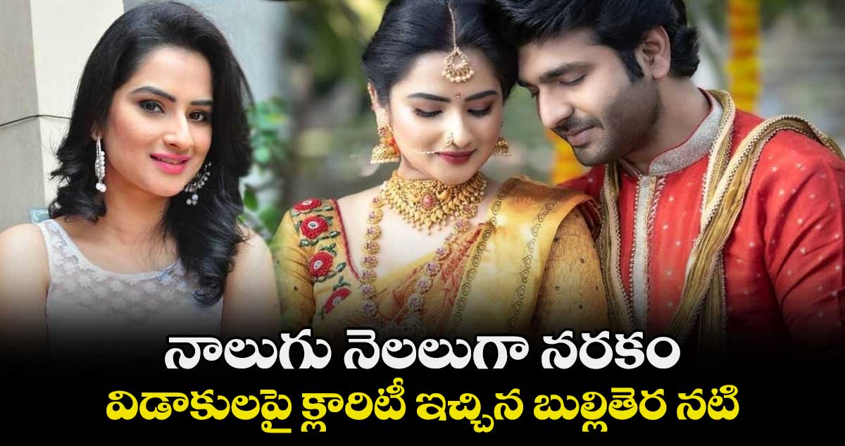 నాలుగు నెలలుగా నరకం.. విడాకులపై క్లారిటీ ఇచ్చిన బుల్లితెర నటి