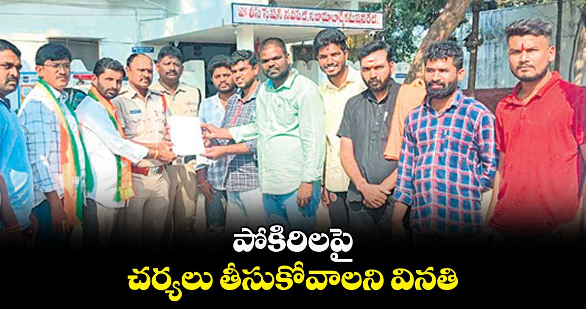పోకిరిలపై.. చర్యలు తీసుకోవాలని వినతి
