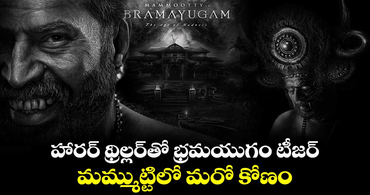 Bramayugam Teaser: హారర్ థ్రిల్లర్తో భ్రమయుగం టీజర్..మమ్ముట్టిలో మరో కోణం