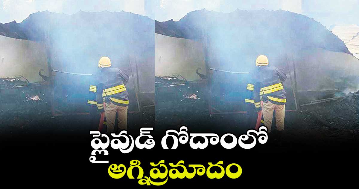 ప్లైవుడ్‌‌‌‌ గోదాంలో  అగ్నిప్రమాదం