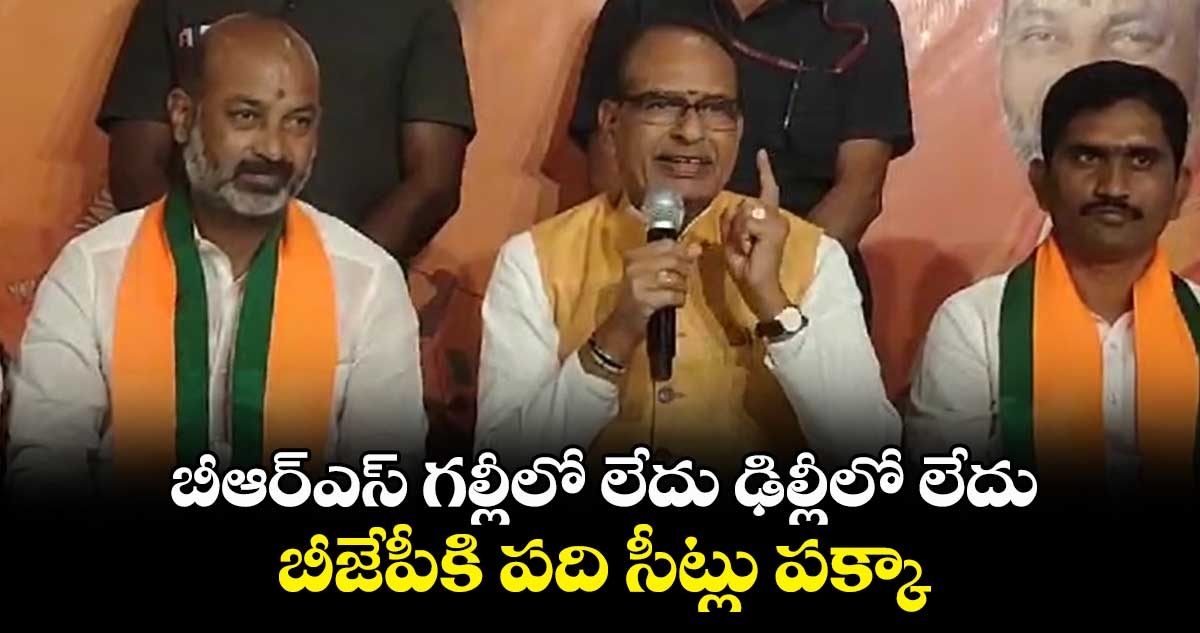 బీఆర్ఎస్ గల్లీలో లేదు ఢిల్లీలో లేదు.. బీజేపీకి పది సీట్లు పక్కా: శివరాజ్ సింగ్ 