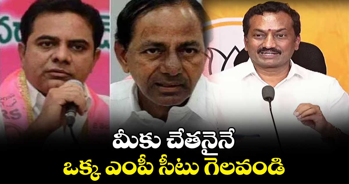 చేతనైనే ఒక్క ఎంపీ సీటు గెలవండి..బీఆర్ఎస్ కు రఘునందన్ చాలెంజ్