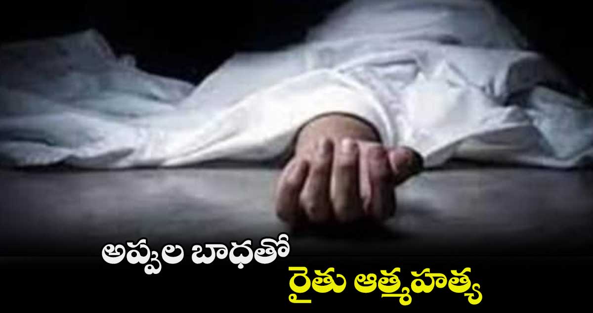 అప్పుల బాధతో రైతు ఆత్మహత్య