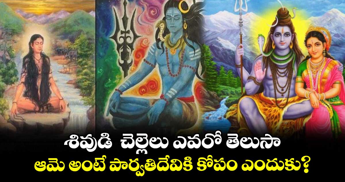 శివుడి  చెల్లెలు ఎవరో తెలుసా... ఆమె  అంటే పార్వతిదేవికి కోపం ఎందుకు?