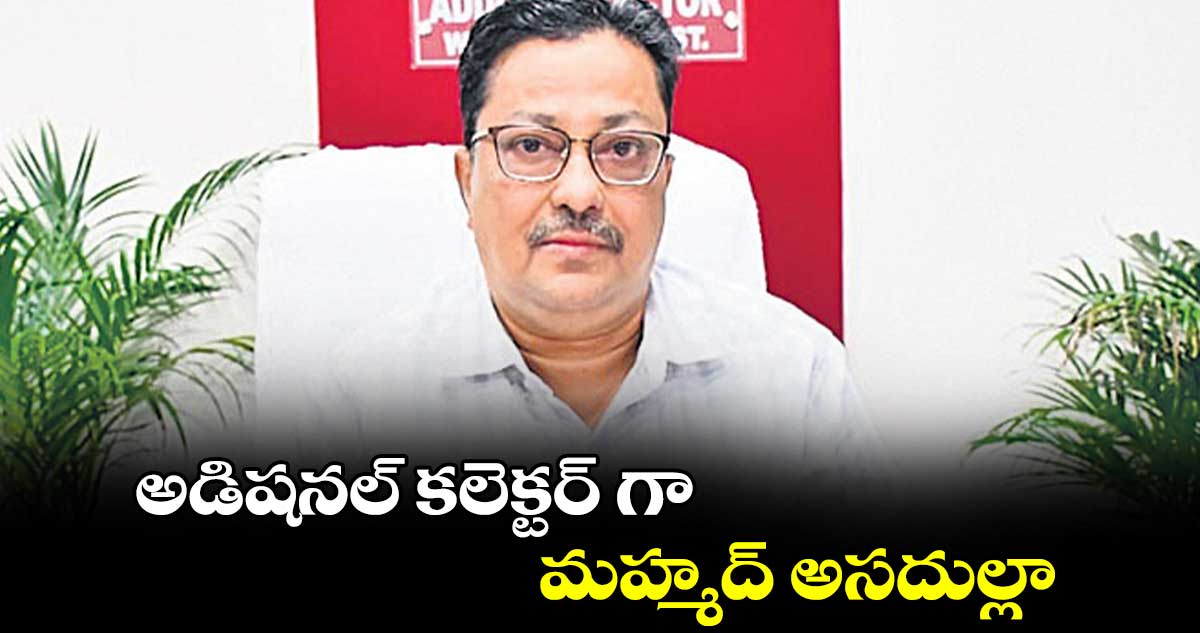 అడిషనల్ కలెక్టర్ గా మహ్మద్​ అసదుల్లా