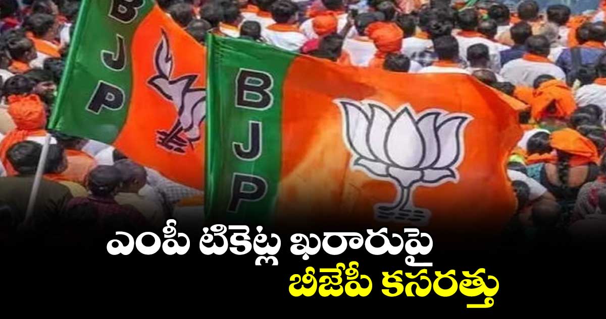 ఎంపీ టికెట్ల ఖరారుపై బీజేపీ కసరత్తు