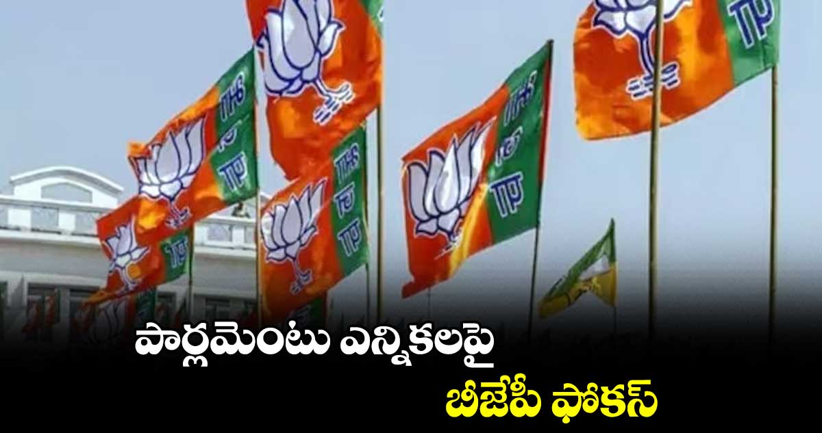 పార్లమెంటు ఎన్నికలపై బీజేపీ ఫోకస్