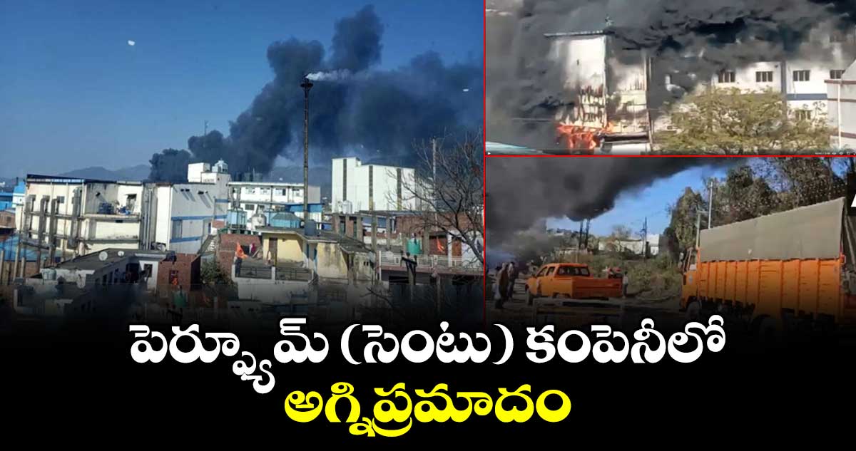 పెర్ఫ్యూమ్ (సెంటు) కంపెనీలో అగ్నిప్రమాదం