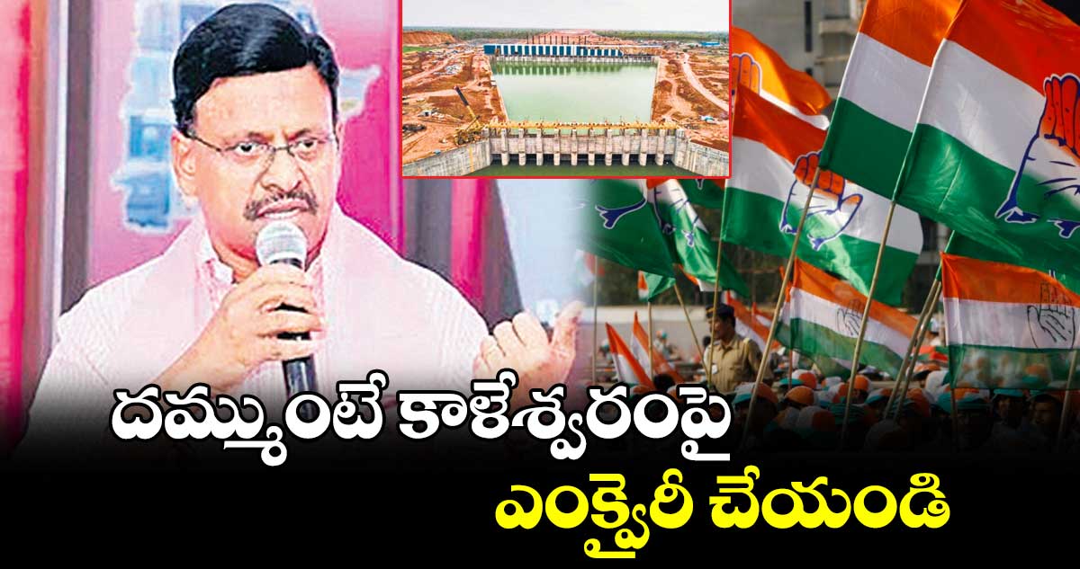 దమ్ముంటే కాళేశ్వరంపై ఎంక్వైరీ చేయండి: ఎమ్మెల్సీ తాత మధు