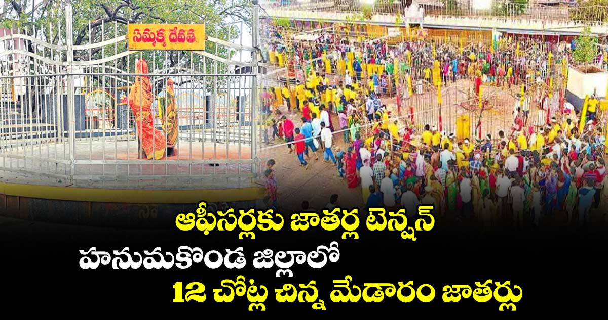 ఆఫీసర్లకు జాతర్ల టెన్షన్‌‌‌‌..హనుమకొండ జిల్లాలో 12 చోట్ల చిన్న మేడారం జాతర్లు