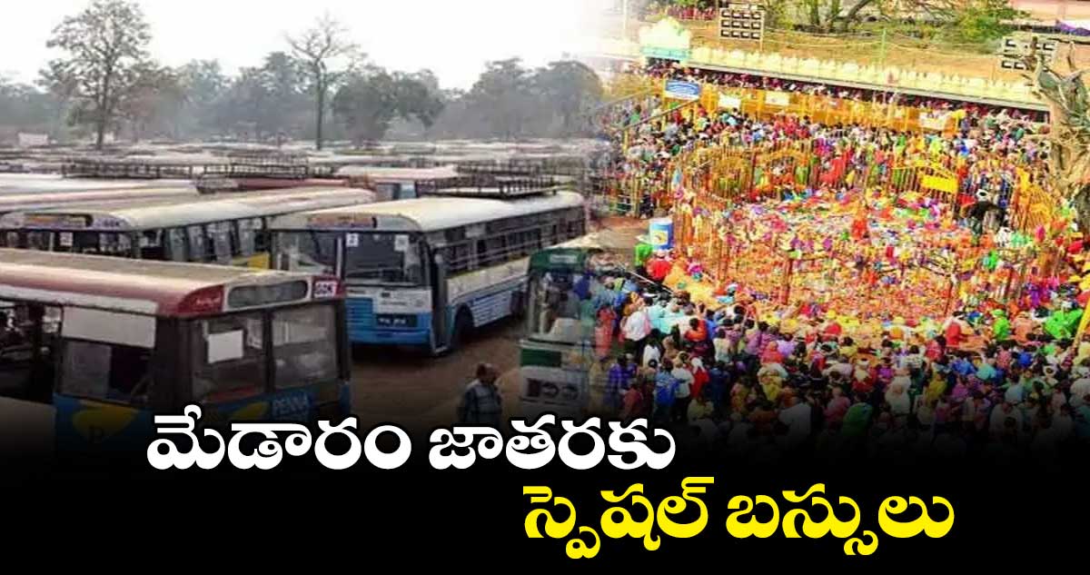 మేడారం జాతరకు స్పెషల్​ బస్సులు