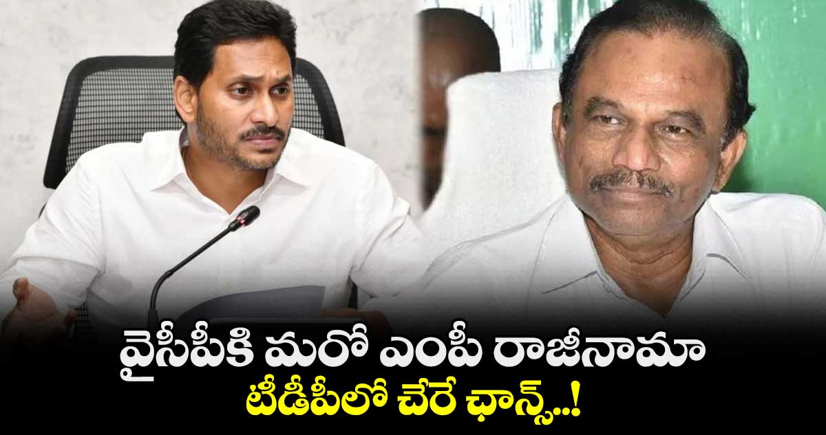 వైసీపీకి మరో ఎంపీ రాజీనామా - టీడీపీలో చేరే ఛాన్స్..!