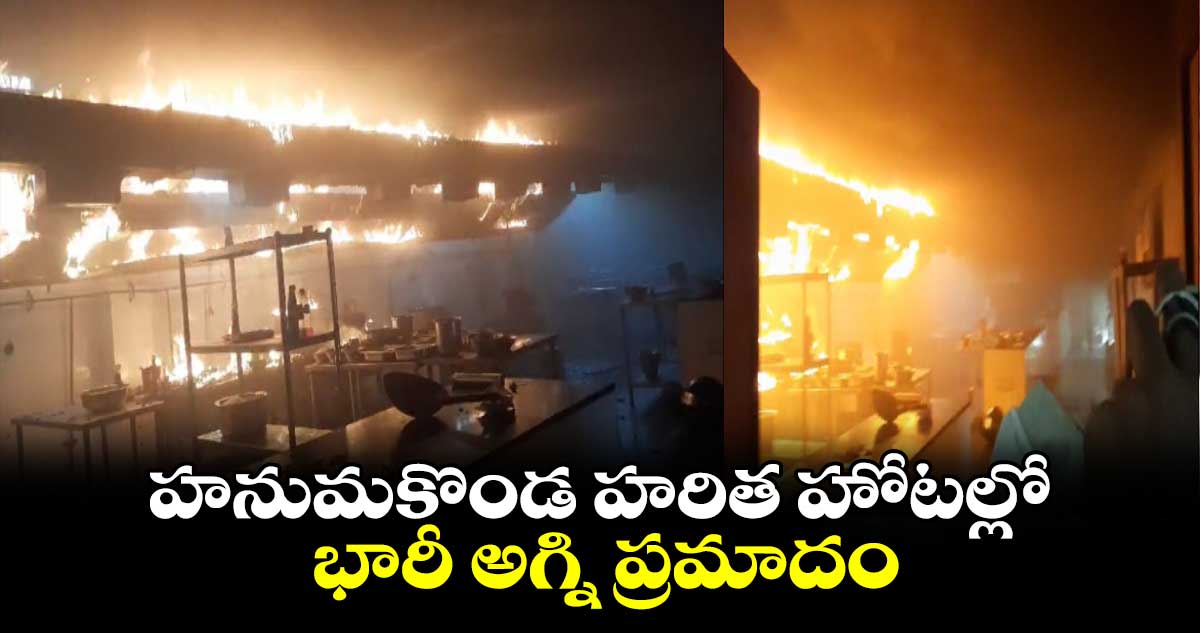 హనుమకొండ హరిత హోటల్లో భారీ అగ్ని ప్రమాదం