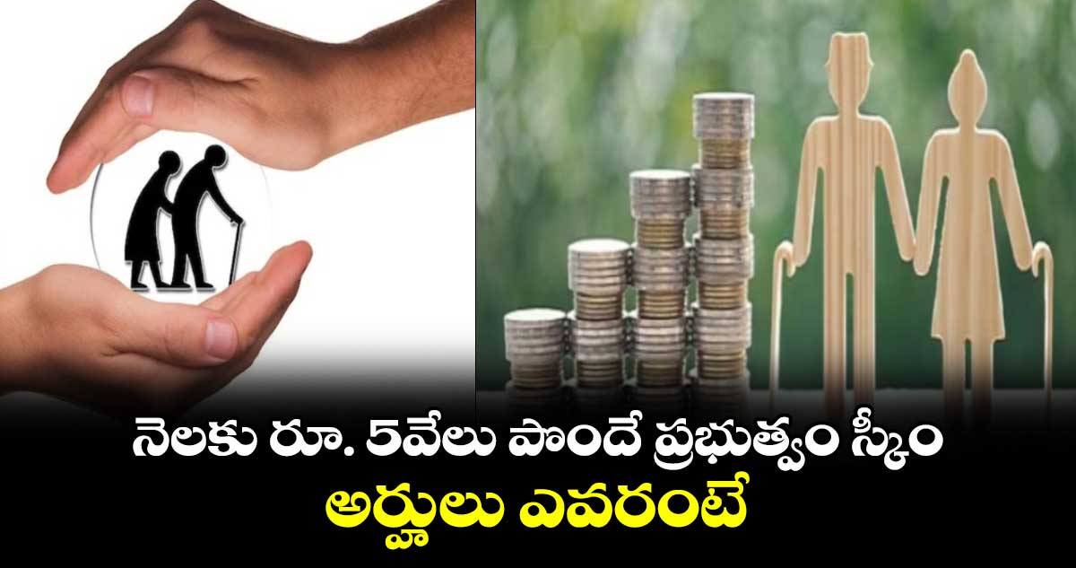 నెలకు రూ. 5వేలు పొందే ప్రభుత్వం స్కీం.. అర్హులు ఎవరంటే..