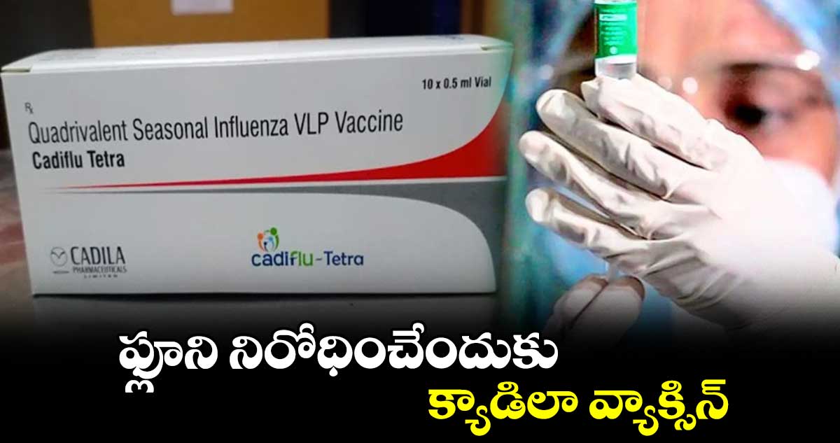 ఫ్లూని నిరోధించేందుకు క్యాడిలా వ్యాక్సిన్‌‌