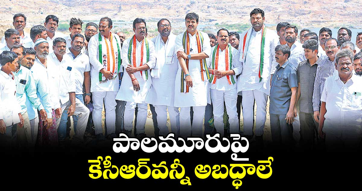 పాలమూరుపై కేసీఆర్‌‌‌‌వన్నీ అబద్ధాలే : చల్లా వంశీచందర్‌‌ రెడ్డి