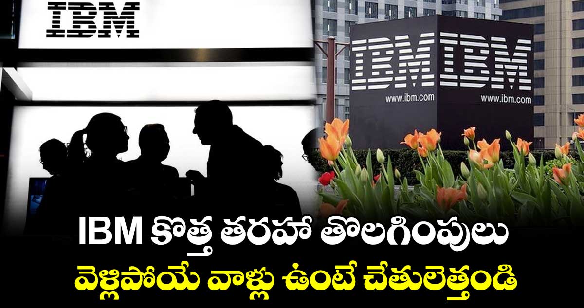 IBM కొత్త తరహా తొలగింపులు : వెళ్లిపోయే వాళ్లు ఉంటే చేతులెత్తండి