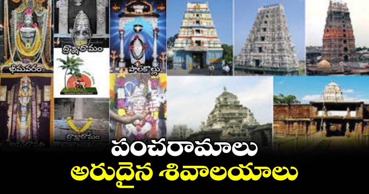 పంచరామాలు.. అరుదైన శివాలయాలు