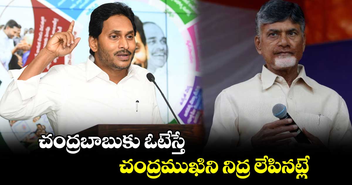 చంద్రబాబుకు ఓటేస్తే చంద్రముఖిని నిద్ర లేపినట్లే...సీఎం జగన్