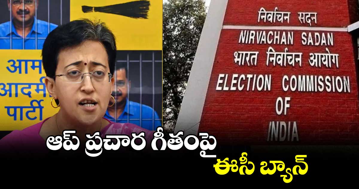 ఆప్‌ ప్రచార గీతంపై ఈసీ బ్యాన్