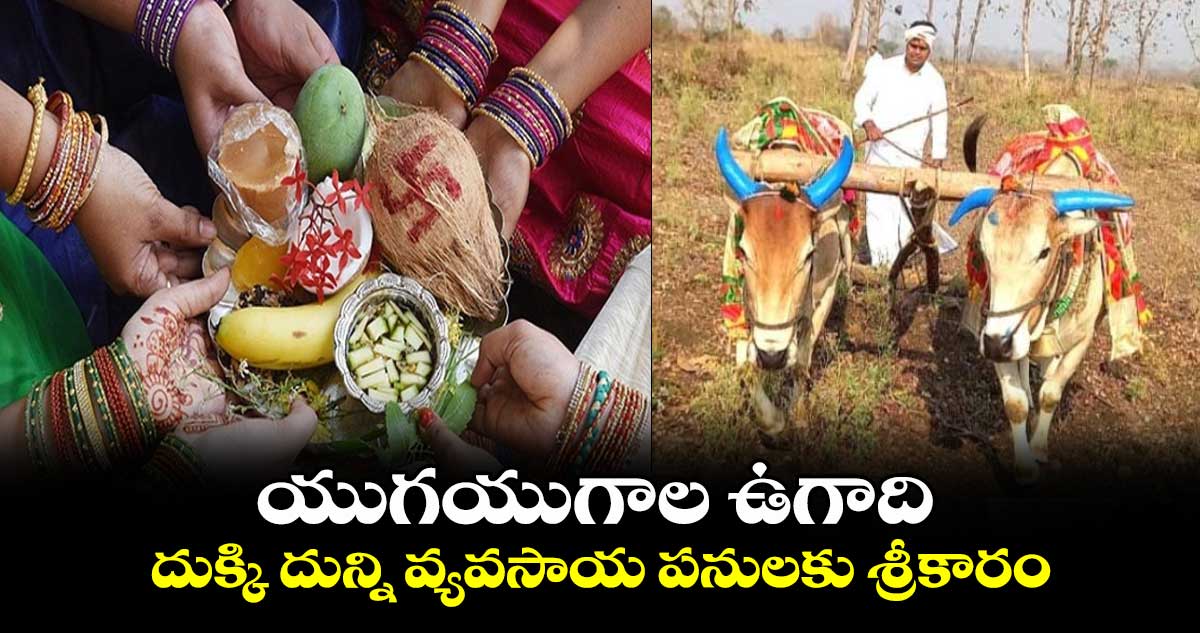 Ugadi 2024: యుగయుగాల ఉగాది...దుక్కి దున్ని వ్యవసాయ పనులకు శ్రీకారం 