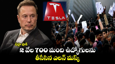 Tesla Layoffs: టెస్లా షాక్.. 2 వేల 700 మంది ఉద్యోగులను తీసేసిన ఎలన్ మస్క్