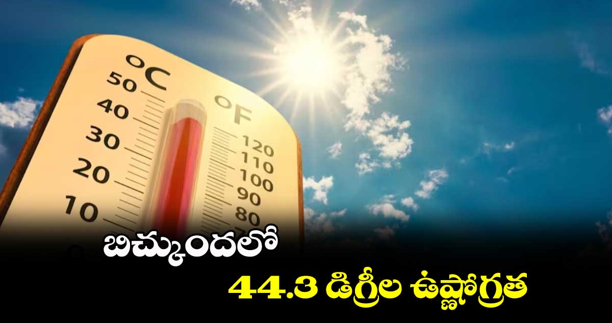 బిచ్కుందలో 44.3 డిగ్రీల ఉష్ణోగ్రత