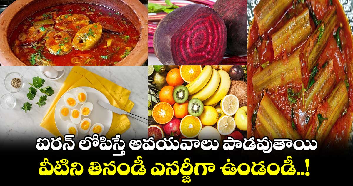 Good Health : ఐరన్ లోపిస్తే అవయవాలు పాడవుతాయి.. వీటిని తినండీ ఎనర్జీగా ఉండండీ..!