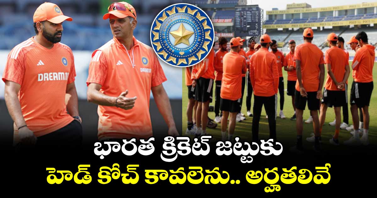 BCCI: భారత క్రికెట్ జట్టుకు హెడ్‌ కోచ్‌ కావలెను.. అర్హతలివే