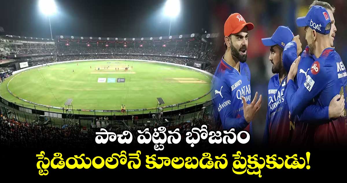 IPL 2024: పాచి ప‌ట్టిన భోజ‌నం.. స్టేడియంలోనే కూలబడిన ప్రేక్షుకుడు!