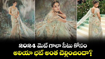 Alia 2024 Met Gala Ticket: 2024 మెట్ గాలా సీటు కోసం అలియా భట్ అంత చెల్లించిందా..వివరాలివే!