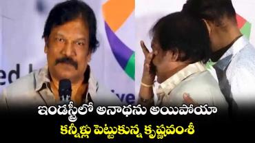 krishna vamsi: ఇండస్ట్రీలో అనాథను అయిపోయా.. కన్నీళ్లు పెట్టుకున్న కృష్ణవంశీ