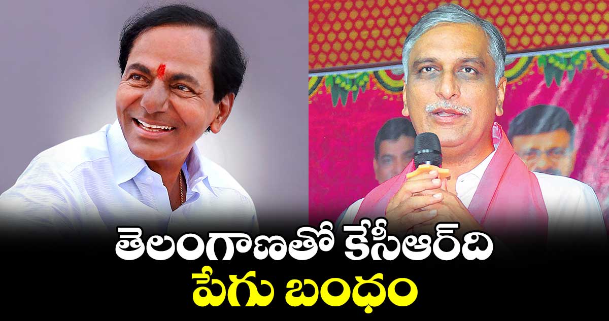 తెలంగాణతో కేసీఆర్ది పేగు బంధం: హరీశ్ రావు