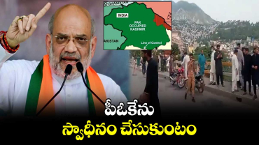 పీఓకేను స్వాధీనం చేసుకుంటం: అమిత్ షా