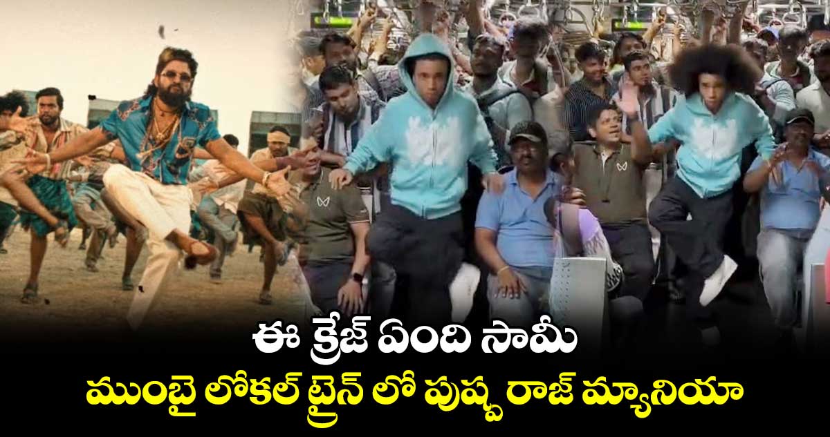 Pushpa 2: ఈ క్రేజ్ ఏంది సామీ.. ముంబై లోకల్ ట్రైన్ లో పుష్ప రాజ్ మ్యానియా