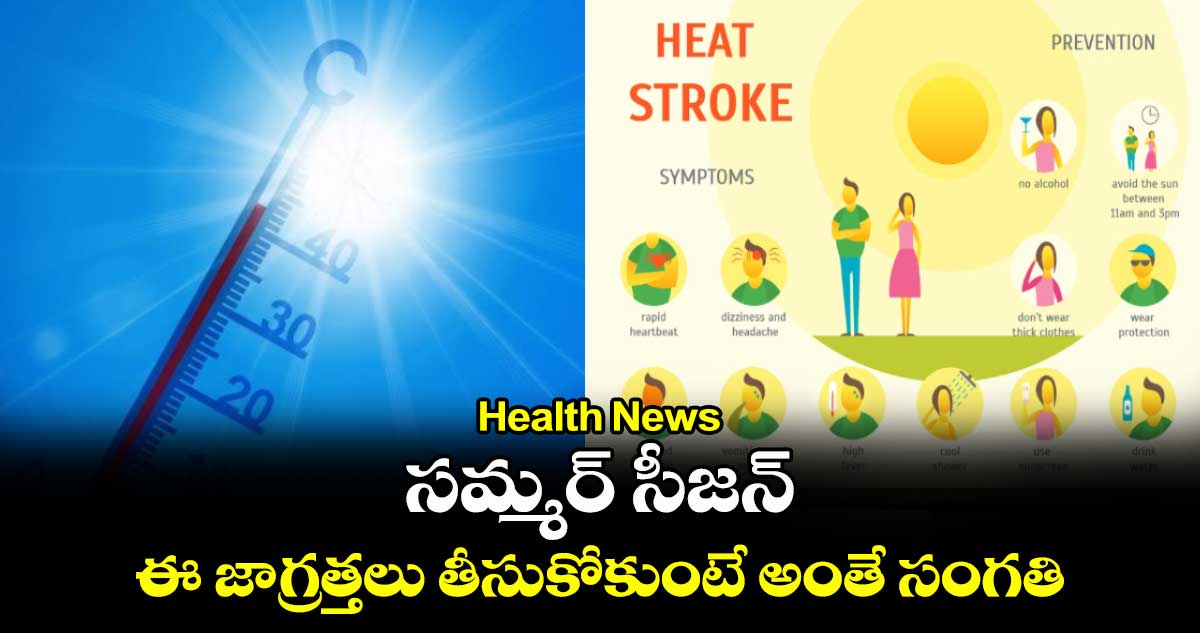 Health News: సమ్మర్​ సీజన్​..  ఈ జాగ్రత్తలు తీసుకోకుంటే అంతే సంగతి...