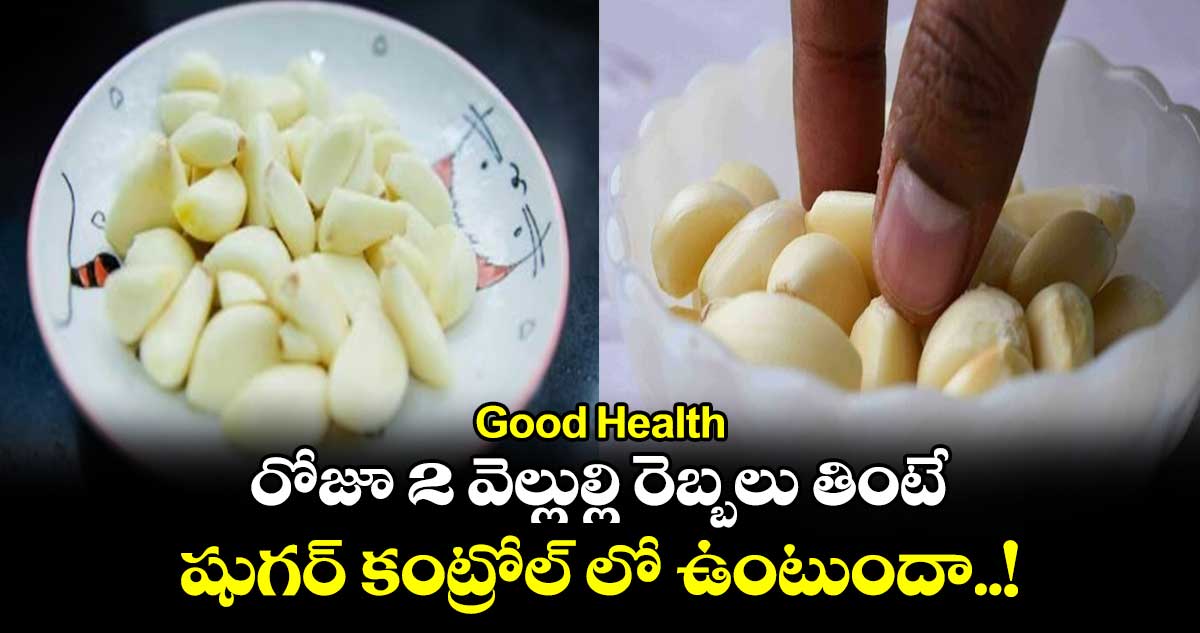 Good Health : రోజూ 2 వెల్లుల్లి రెబ్బలు తింటే.. షుగర్ కంట్రోల్ లో ఉంటుందా..!