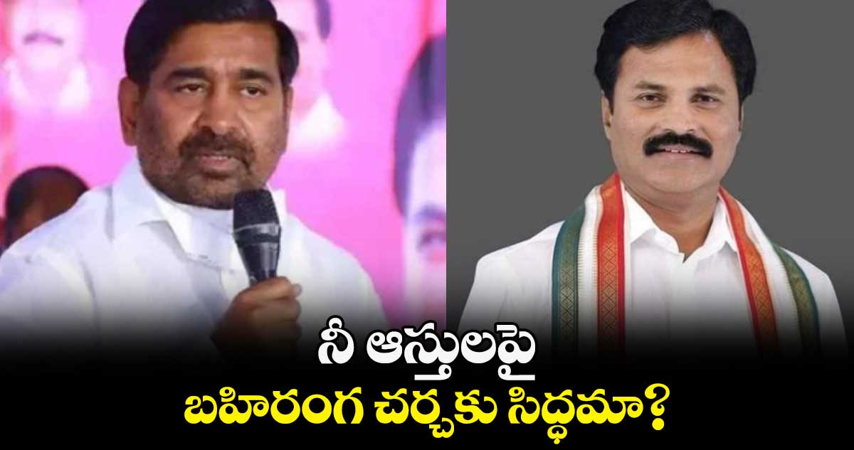 నీ ఆస్తులపై బహిరంగ చర్చకు సిద్ధమా? : ఎమ్మెల్యేలు వీరేశం, అనిల్