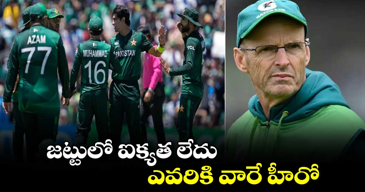 T20 World Cup 2024: జట్టులో ఐక్యత లేదు.. ఎవరికి వారే హీరో: పాకిస్థాన్ కొత్త కోచ్