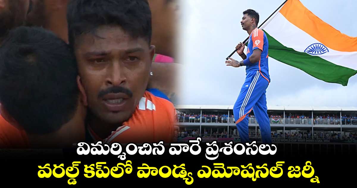 T20 World Cup 2024 Final: విమర్శించిన వారే ప్రశంసలు: వరల్డ్ కప్‌లో పాండ్య ఎమోషనల్ జర్నీ