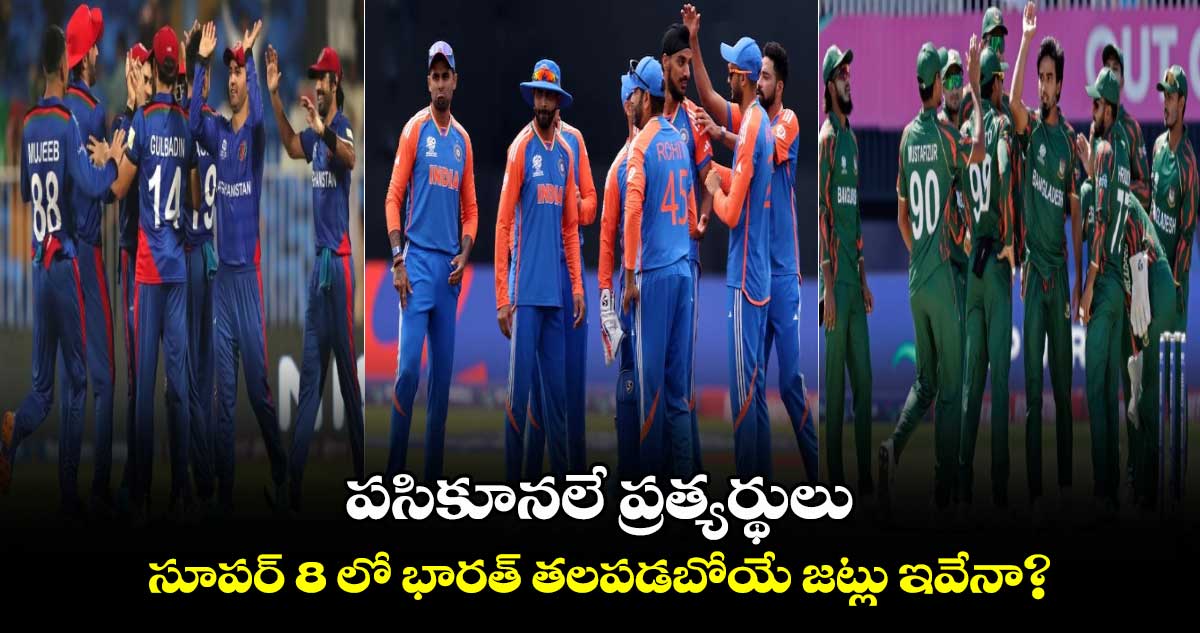 T20 World Cup 2024: పసికూనలే ప్రత్యర్థులు.. సూపర్ 8 లో భారత్ తలపడబోయే జట్లు ఇవేనా?