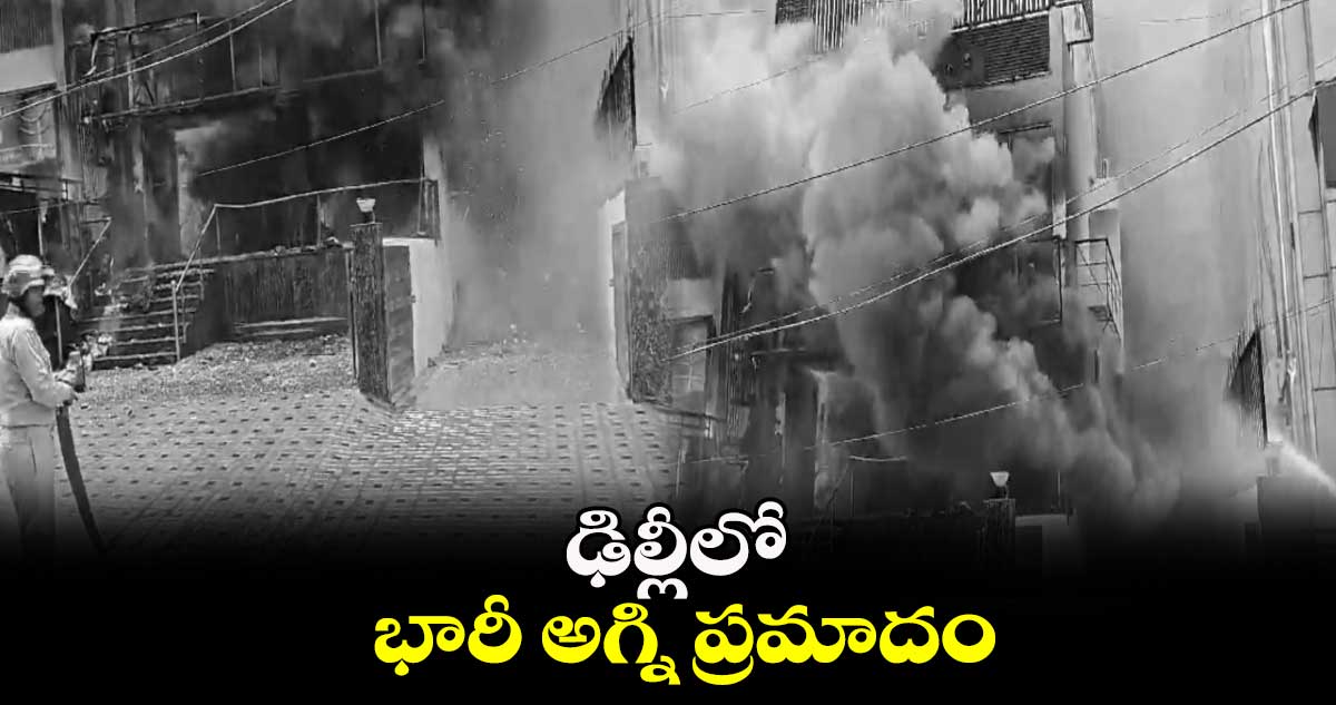 ఢిల్లీలో భారీ అగ్ని ప్రమాదం..