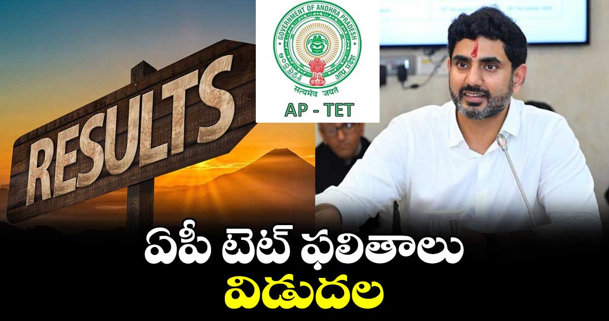 ఏపీ టెట్ ఫలితాలు విడుదల...